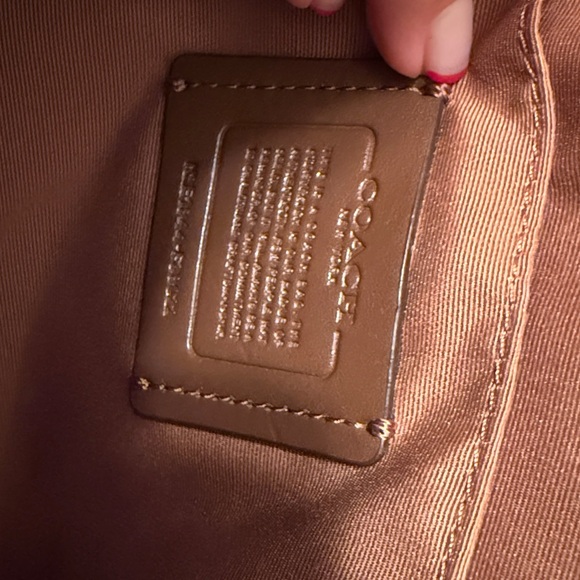 Coach Tan Leather Bag Updated photos - Picture 6 of 8